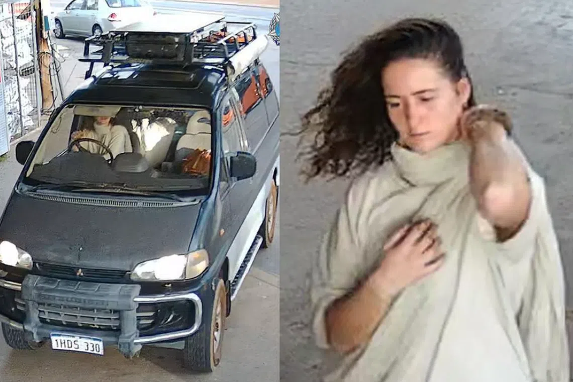 Police in Western Australia released images of Ms Carolina Wilga visiting a convenience store before she went missing.

