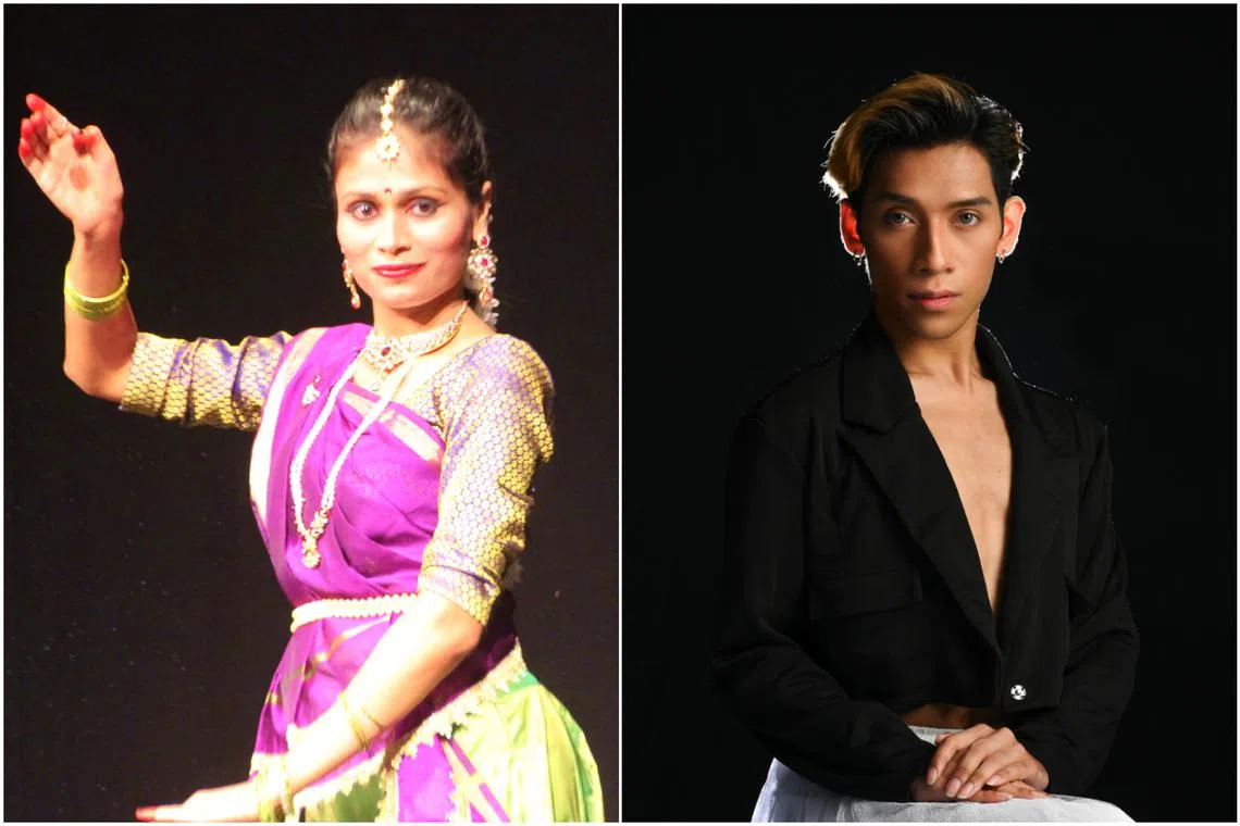 Kathak Pravaha 2024 features a dance collaboration between Bhupali Deshpande (left), Sharul Mohammed and their dancers.