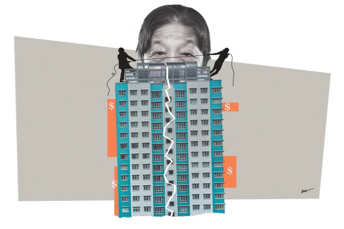 An elderly woman had to go to court to sell her HDB flat because her son, who was the co-owner, refused to sell.
