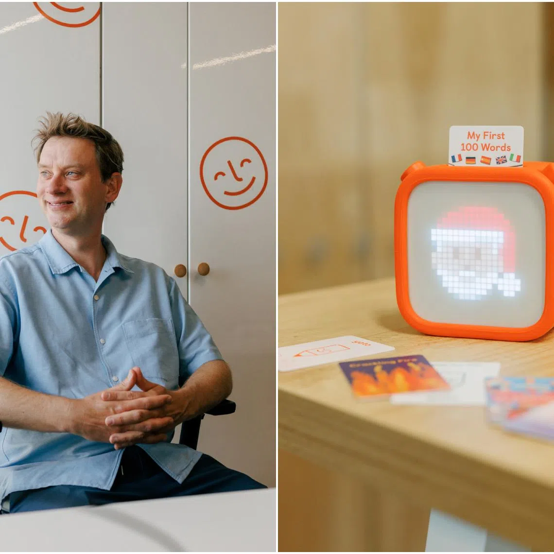 Yoto CEO and founder Ben Drury (pictured) and his business partner Filip Denker created the Yoto Player, which has since gained a cult following.