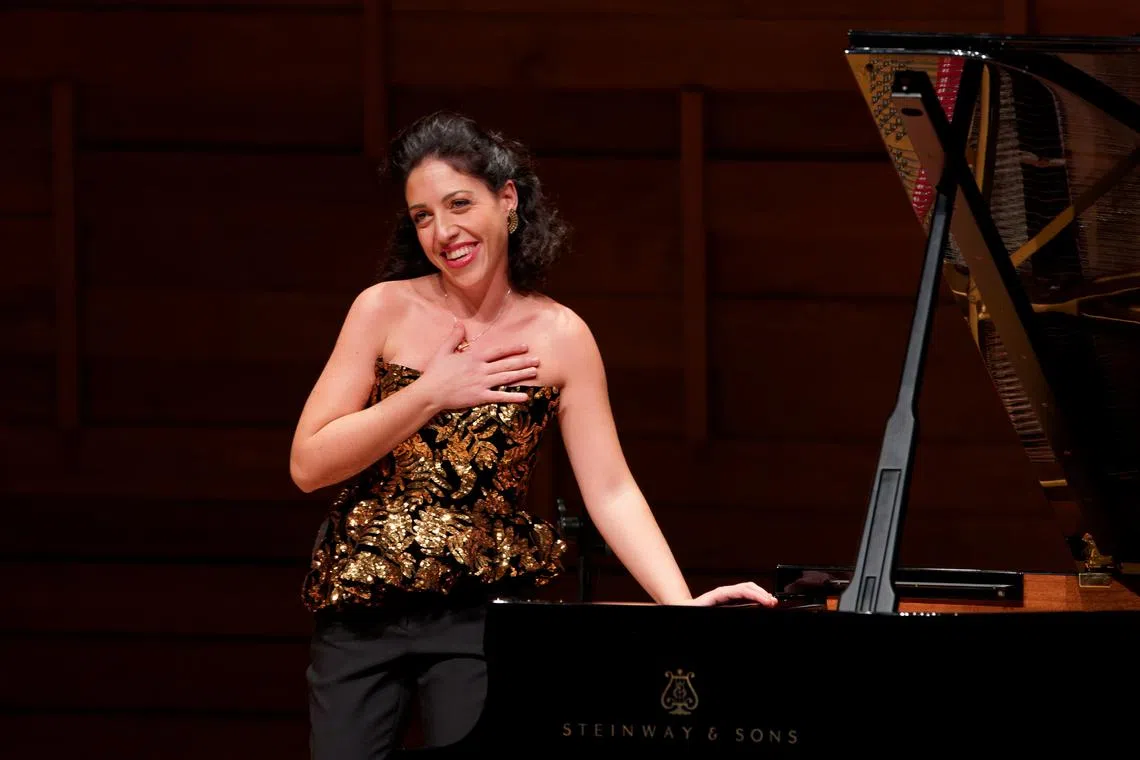 Beatrice Rana's programme was divided into two halves: the first half reflected the extremes of 19th century German piano music, and the second half featured the pinnacle of piano music by French composer Maurice Ravel.