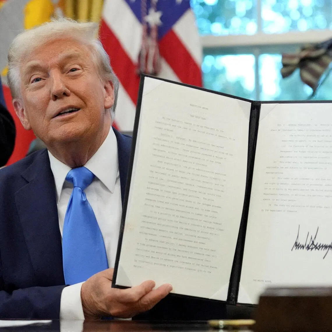 US President Donald Trump signed an order last September to create the programme.