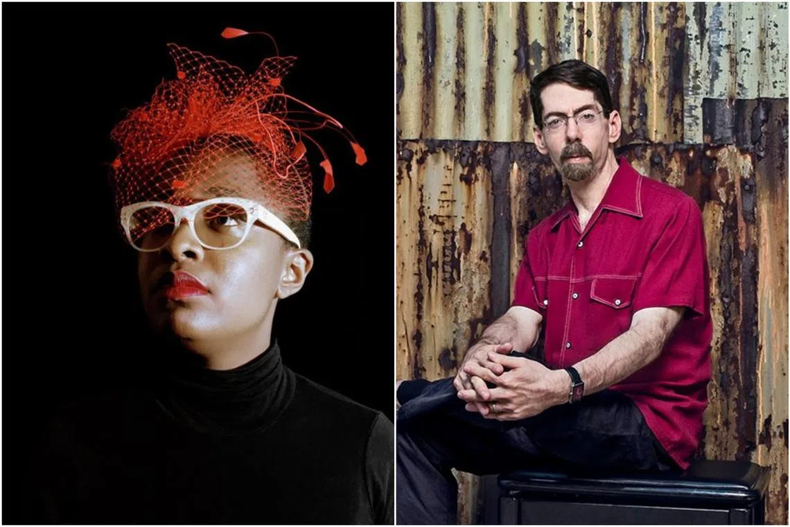 Cecile McLorin Salvant (left) makes her Singapore debut at Esplanade's Mosaic Music series, while Fred Hersch will play two solo gigs at the Jazz In July series.
