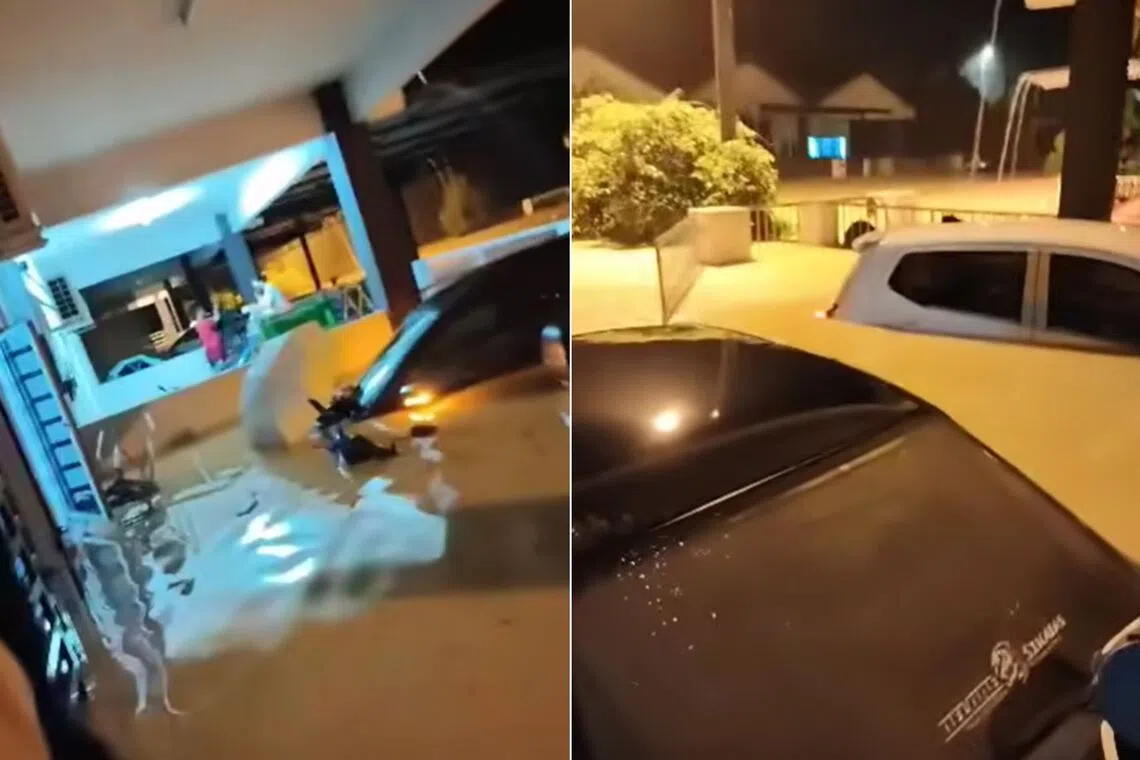 The floods which hit on Oct 23 were believed to have been triggered by continuous heavy rain, which caused water from nearby drains and rivers to overflow into residential areas.