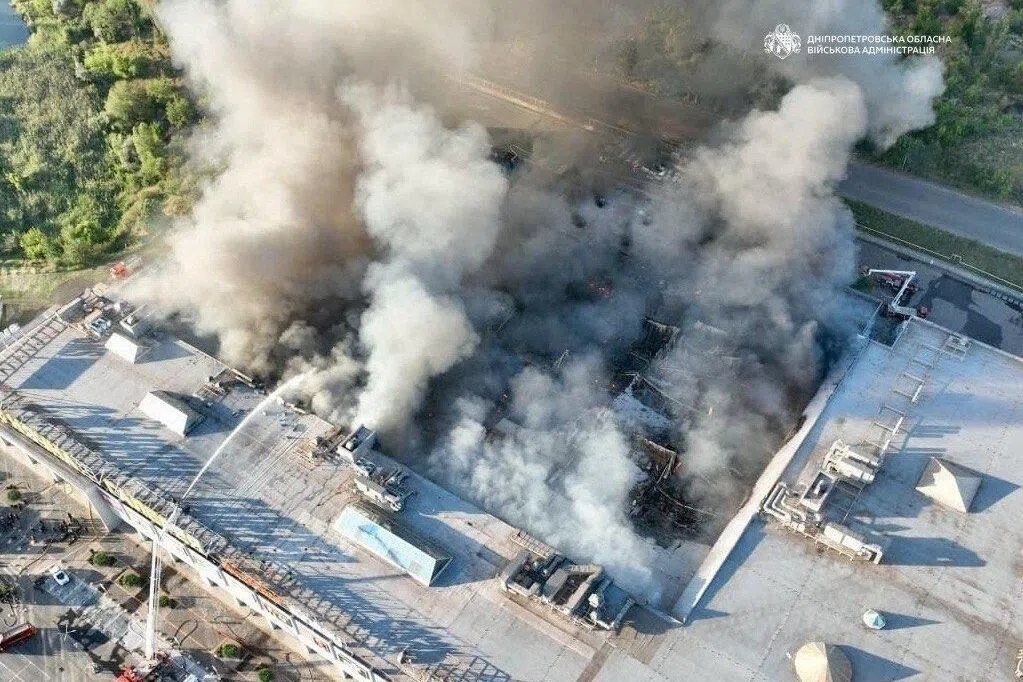 Russian drones slammed into a busy shopping centre in eastern Ukraine on Aug 21, killing 15 people and wounding dozens more.