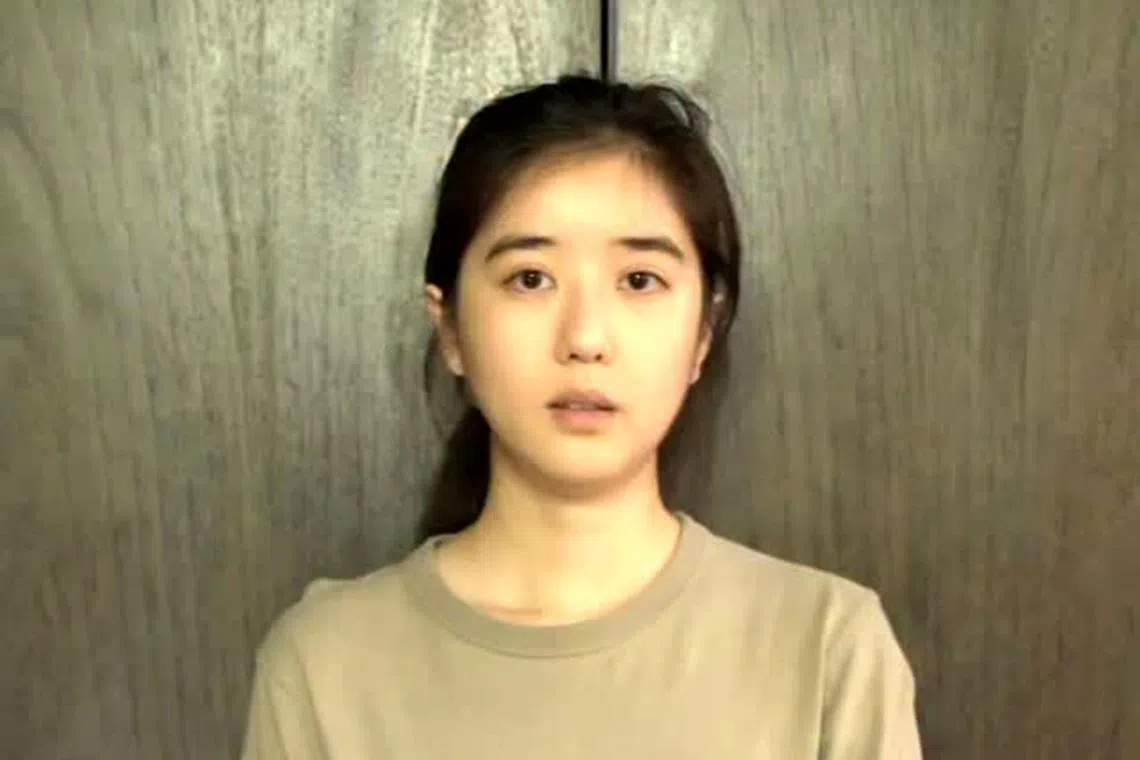 Eleanor Lee in a video posted on her social media accounts on May 21.