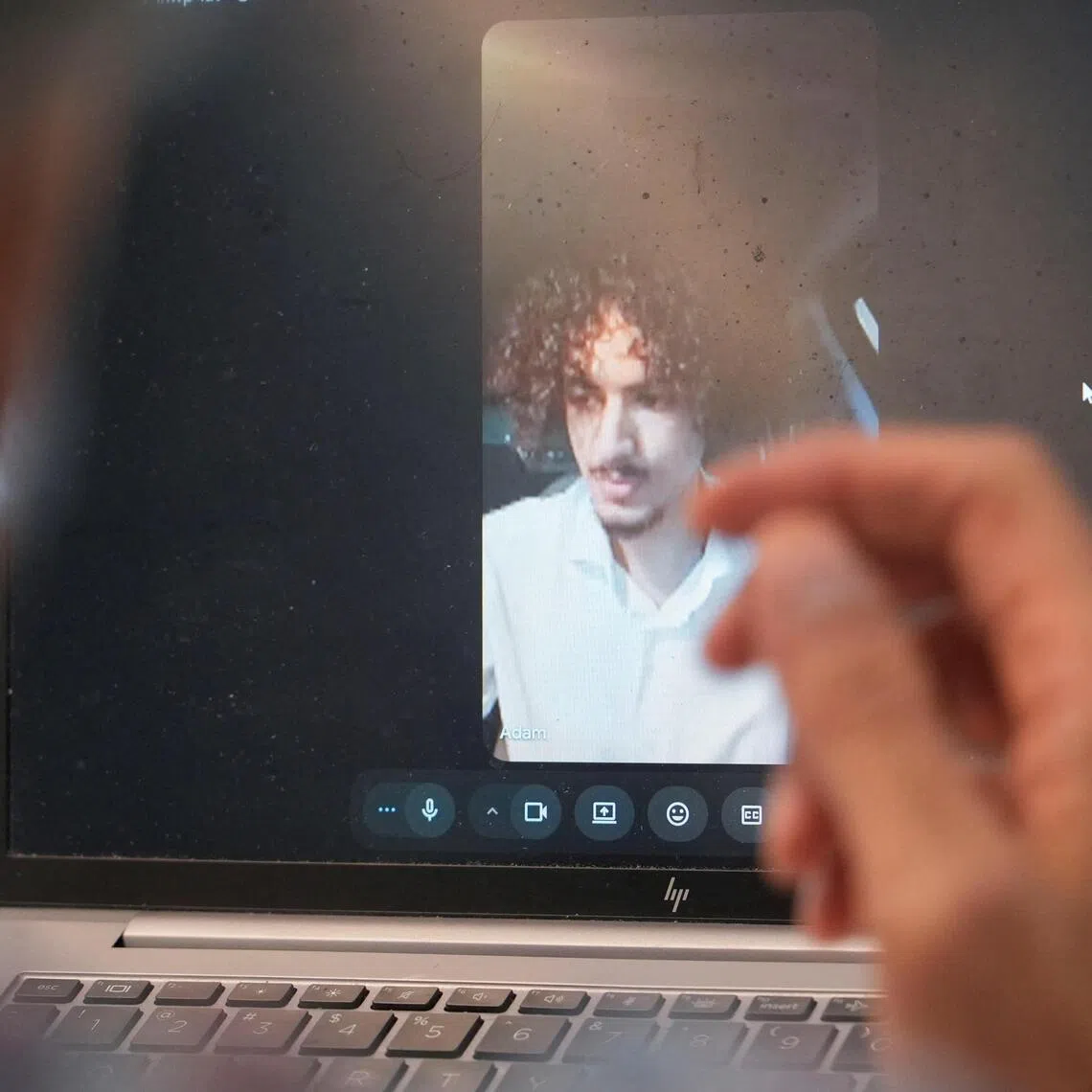 Adem El Adeb - a friend of the teenager suspected of stealing a massive cache of personal data from the FBI - speaking online to Reuters from the United Arab Emirates on Oct 9.