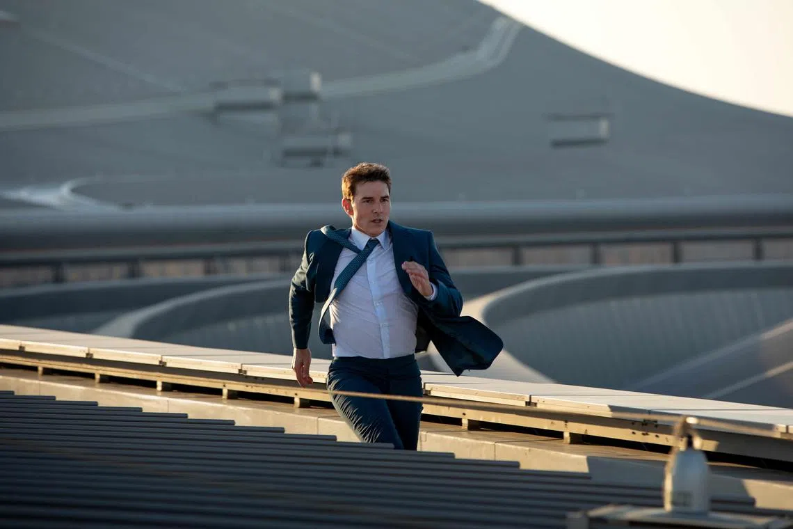 jomovie13 - Spy thriller Mission: Impossible - Dead Reckoning Part One stars Tom Cruise, doing his signature run

source: UIP