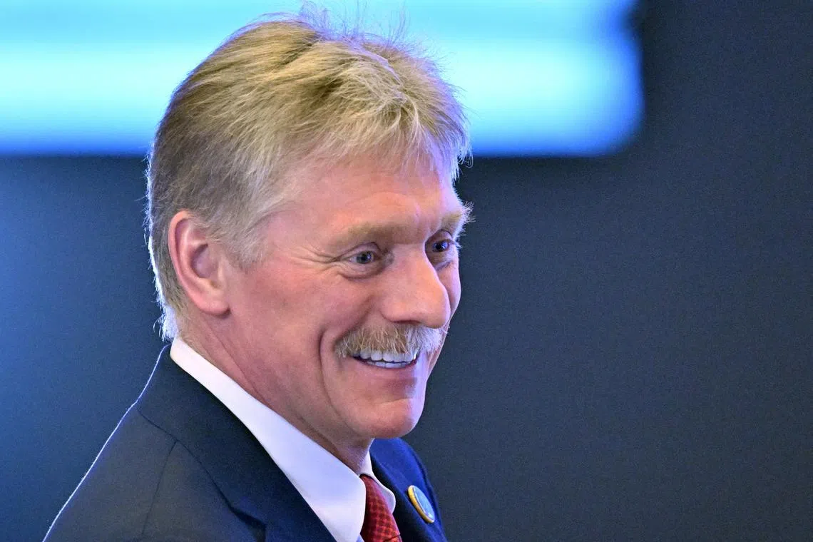 FILE PHOTO: Kremlin spokesman Dmitry Peskov attends the 8th Russian-Chinese EXPO and the 4th Russian-Chinese Forum on Interregional Cooperation in Harbin, China, May 17, 2024. Sputnik/Sergei Bobylyov/Pool via REUTERS/File Photo
