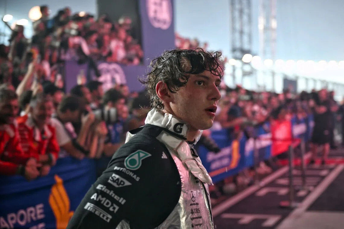 Kimi Antonelli, 20, could become the youngest Formula 1 world champion at the next race in the United States on Oct 25.