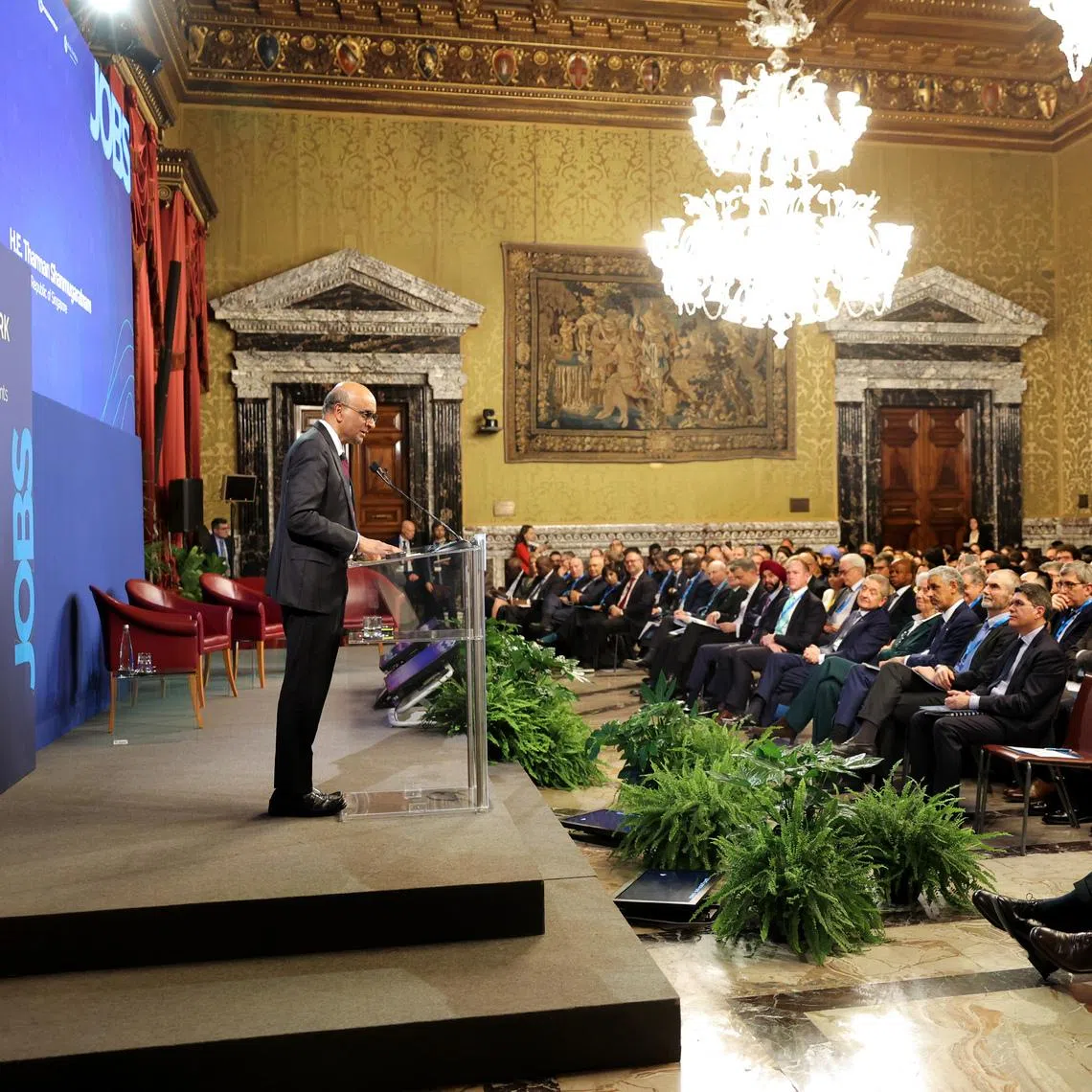 Succeeding in this large-scale job creation will not just benefit Africa but also the rest of the world, said President Tharman Shanmugaratnam.