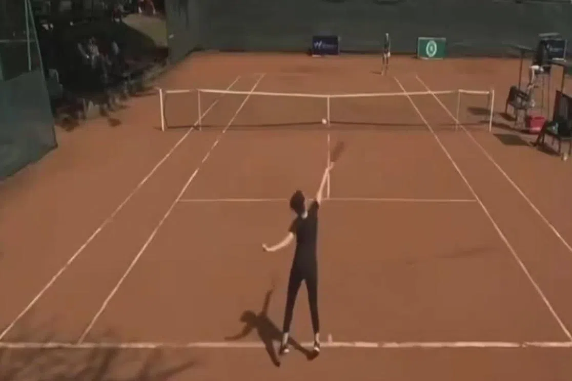 A video of wildcard player Hajar Abdelkader went viral after she lost 6-0 6-0 in 37 minutes at a women’s tournament in Nairobi.