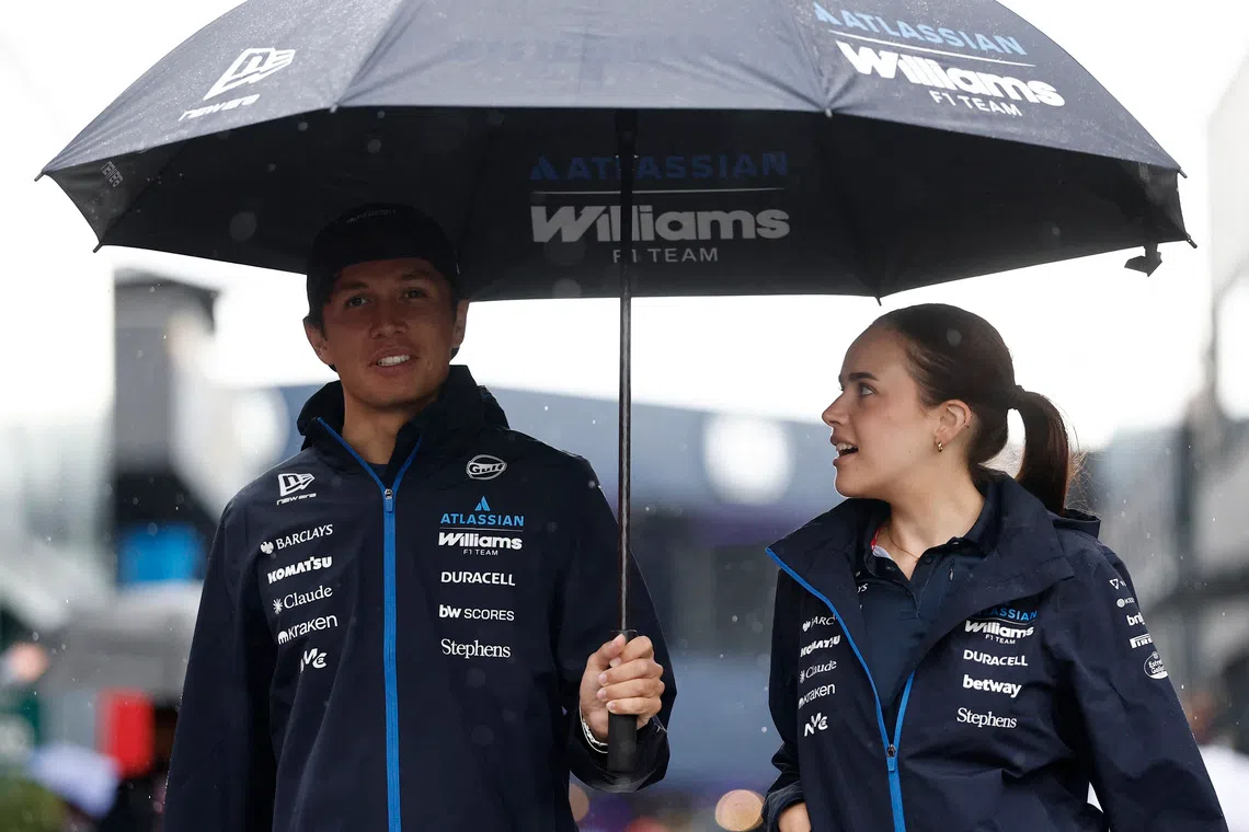 Formula One F1 - Dutch Grand Prix - Circuit Zandvoort, Zandvoort, Netherlands - August 21, 2026 Williams' Alexander Albon arrives ahead of practice REUTERS/Benoit Tessier