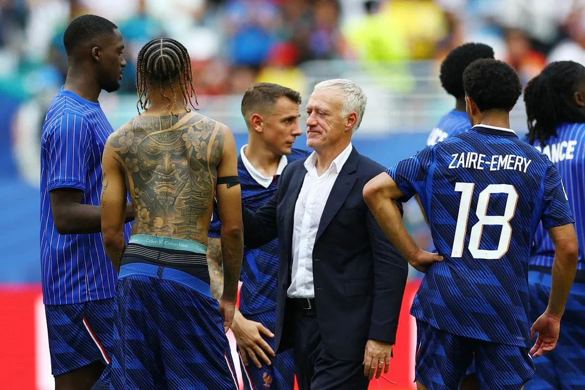 Soccer-Departing France manager Didier Deschamps