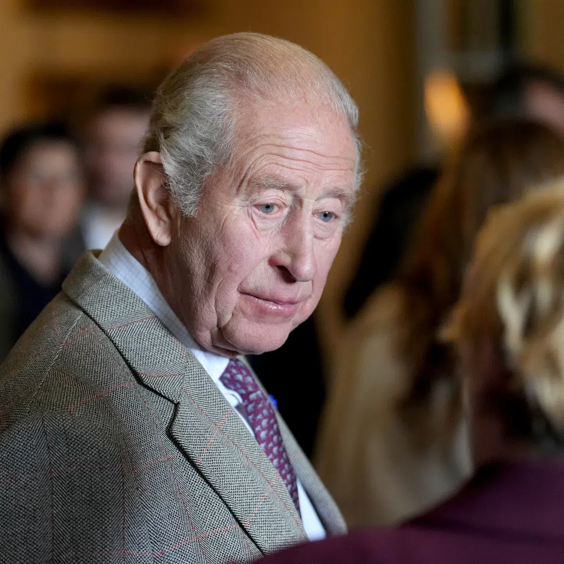 Britain’s King Charles said via a spokesperson that grief could impact reason, judgment and memory.