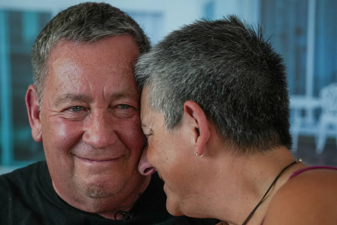 American couple Paul and Lynn Montoya lived on a residential cruise ship for 17 months before they were told to disembark at a port in Cambodia.