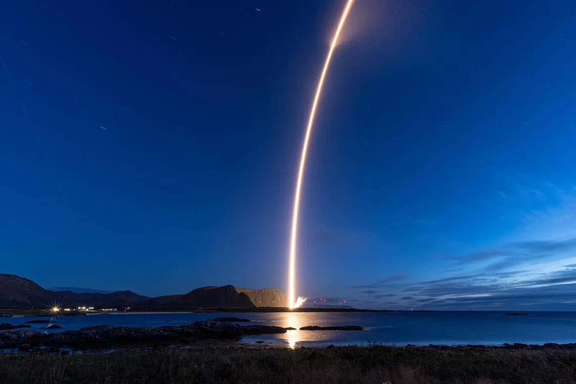 German rocket reaches space as Europe enters satellite launch race