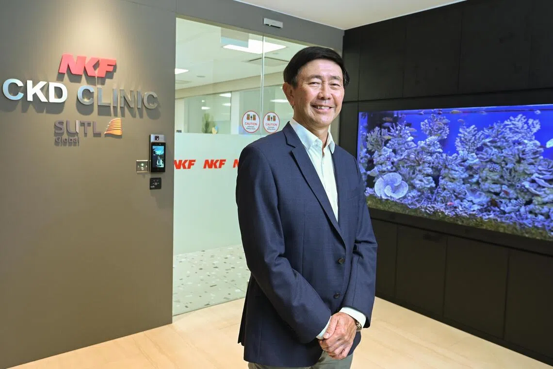 SUTL chairman and chief executive Arthur Tay continues his father’s legacy of supporting NKF’s dialysis and sustainability efforts.