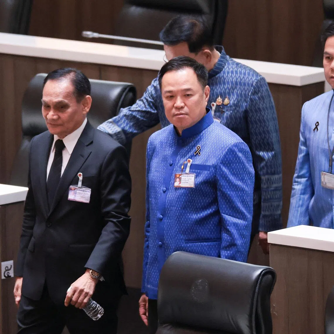 Thailand's caretaker Prime Minister, Bhumjaithai Party leader and prime ministerial candidate Anutin Charnvirakul, attends a voting session for a new prime minister at the parliament in Bangkok, Thailand, March 19, 2026. REUTERS/Chalinee Thirasupa