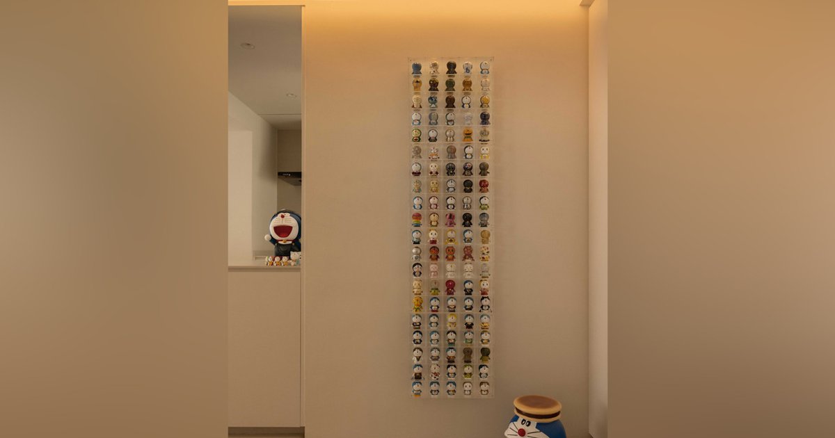 Pockets of joy with Doraemon toys in minimalist bachelor pad | The ...