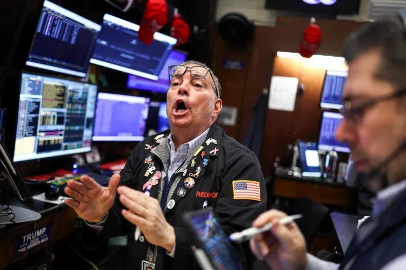 US stocks close narrowly mixed, trading volatile after air strikes on Iran