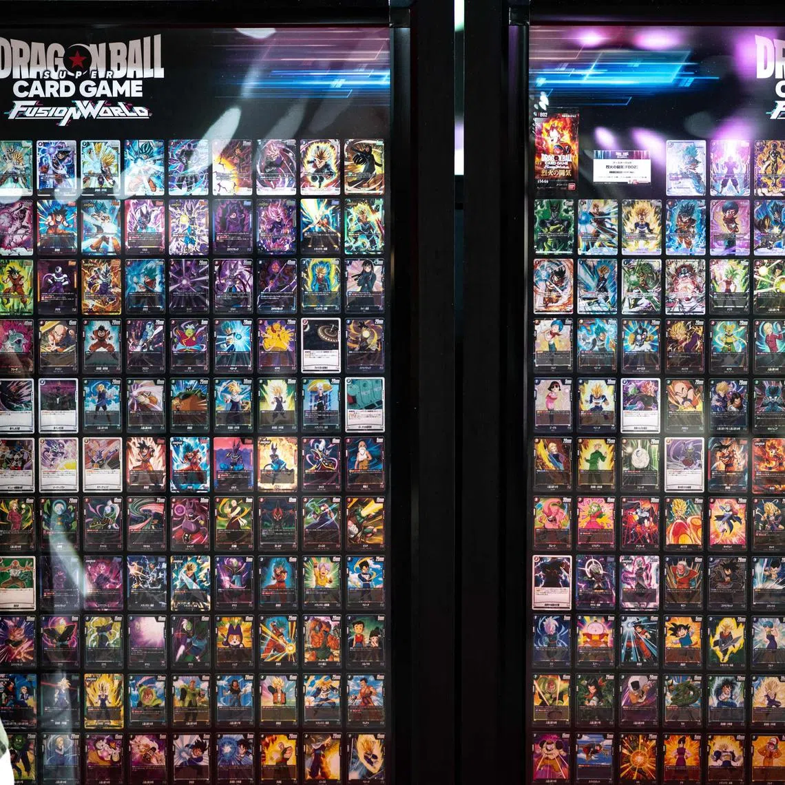 (FILES) This file photo taken on October 6, 2024 shows a child visiting the card game section during the "Dragon Ball Daimatsuri" event, to mark the 40th anniversary of Akira Toriyama's Dragon Ball franchise, at the Tokyo Big Sight in Tokyo. "Dragon Ball" fans on November 20, 2024 celebrated 40 years of the globally beloved Japanese manga, anime and video game franchise, just months after the unexpected death of creator Akira Toriyama. (Photo by Philip FONG / AFP)