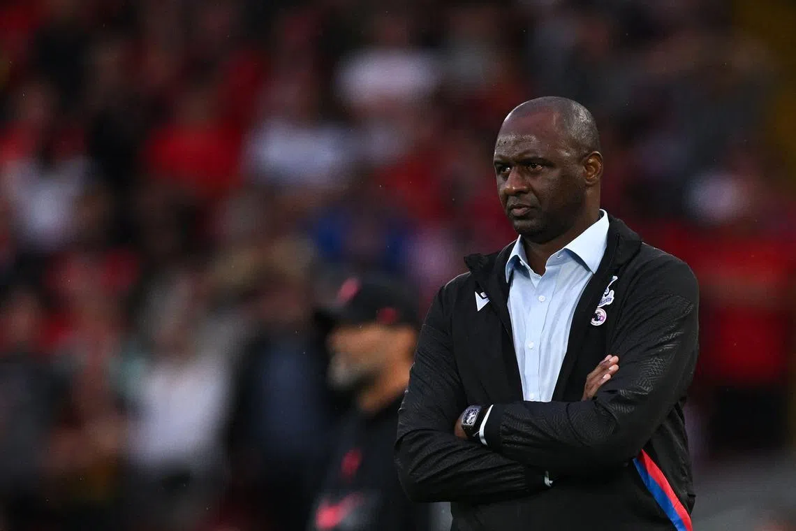 Patrick Vieira was sacked on Friday after a wretched run which saw Crystal Palace fail to win in 2023.