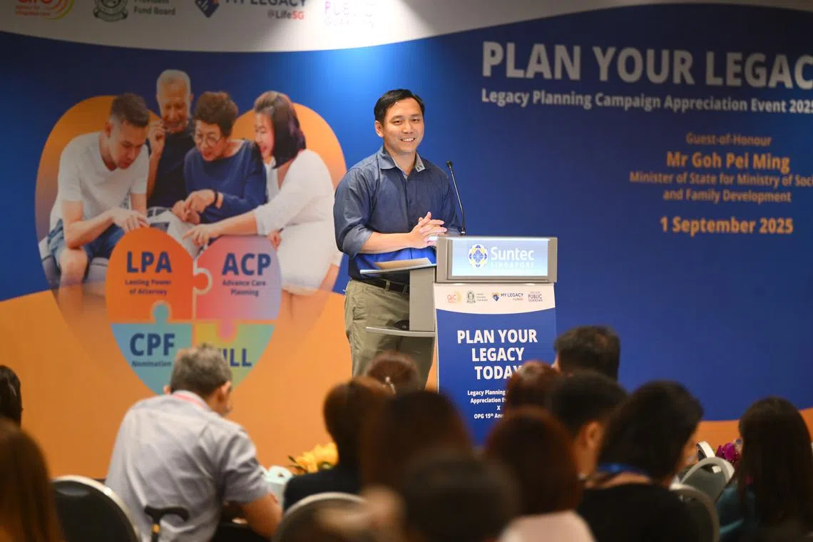 Minister of State for Social and Family Development Goh Pei Ming said that more than 80,000 Advance Care Planning have also been completed.