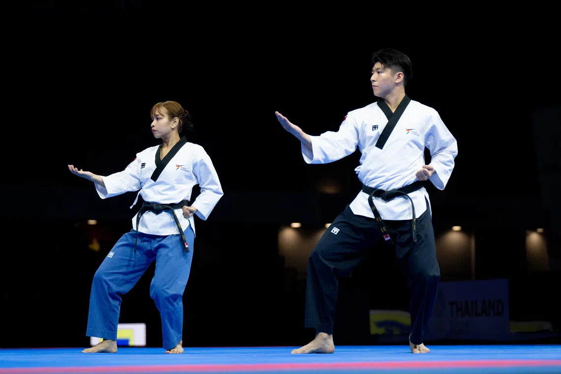 Cặp đôi taekwondo Singapore chiến thắng SEA Games