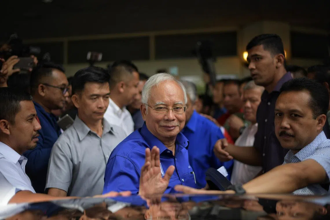 Malaysia's jailed former premier Najib Razak continues to command loyalty within Umno.