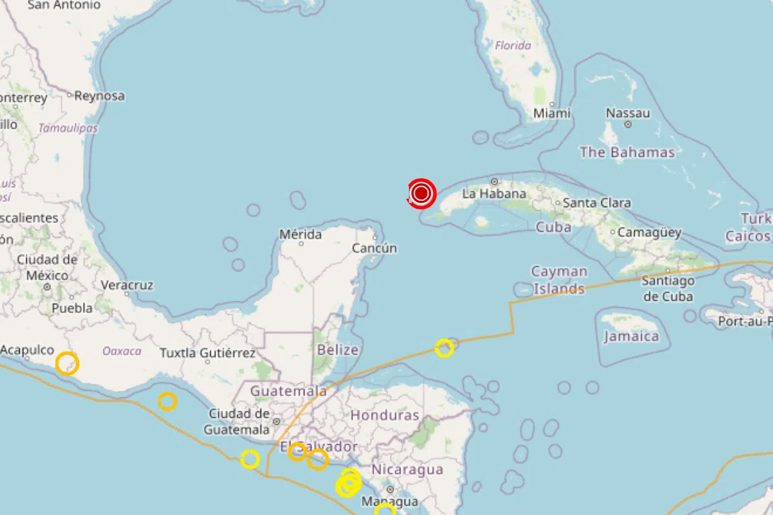 Strong earthquake strikes off Cuba’s north-west co