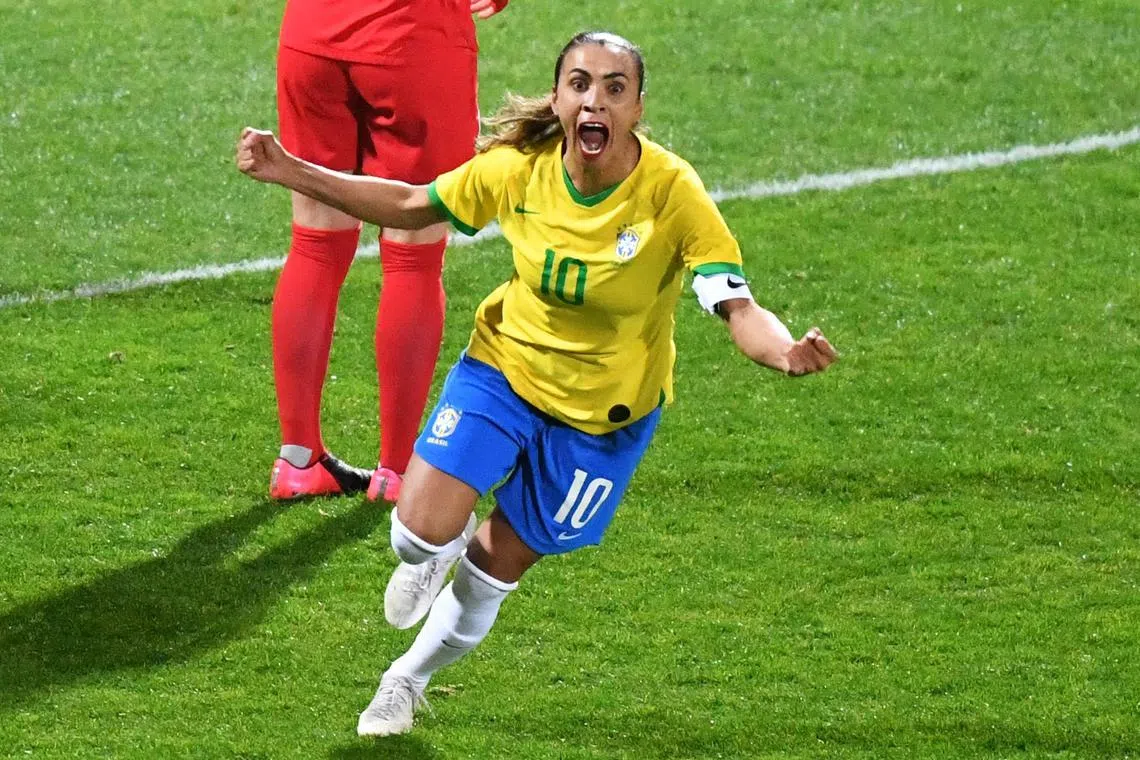 Brazil's women's team is at a generational crossroads, with Marta (above) the only survivor from the team's legendary trio, which included Cristiane and Formiga.