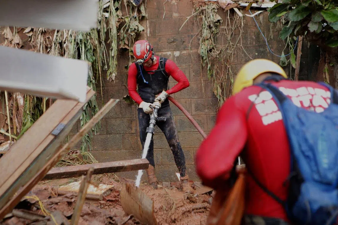 Nine people died in the city of Ipatinga, where 80mm of rain fell in the space of one hour on the night of Jan 11, the mayor’s office said.