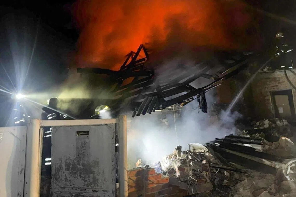 Russian drone strike kills dad and three small children in Ukraine