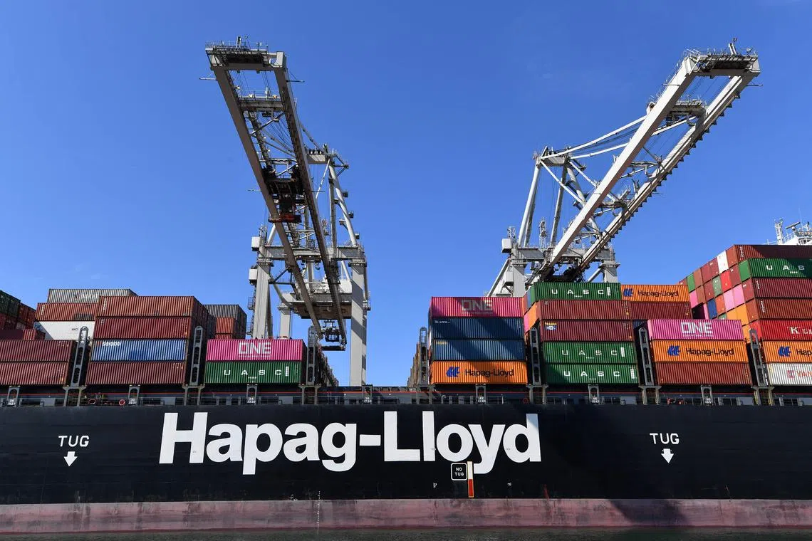 Maersk is transforming from a shipping line to a transport company, while Hapag-Lloyd is focusing on its core container business.