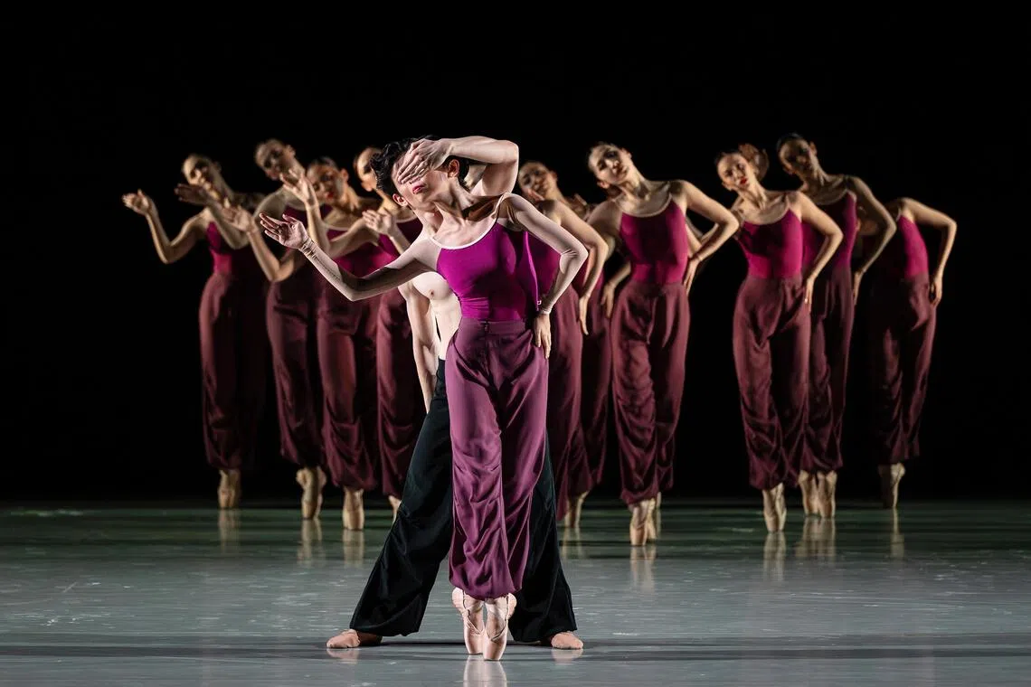 The Singapore Ballet perform Quiver by Timothy Rushton.