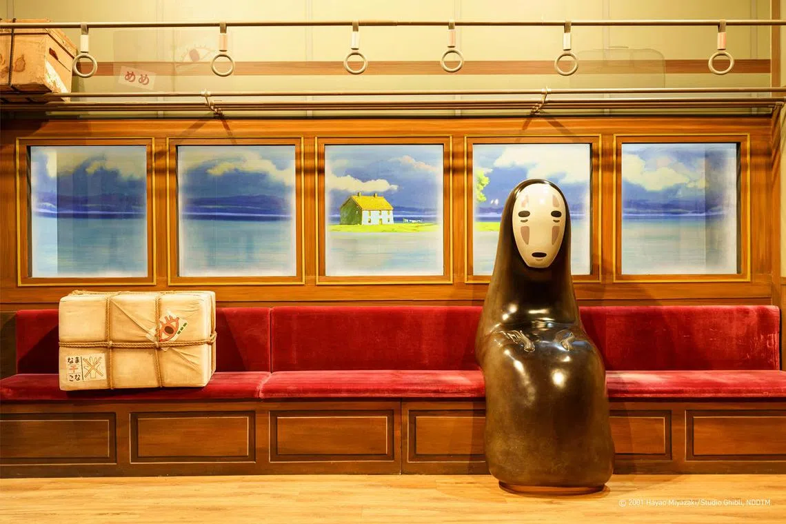 The World Of Studio Ghibli exhibition at the ArtScience Museum will include 16 large-scale theatrical sets of iconic scenes from the famed Japanese animation studio's movies.



PHOTO: STUDIO GHIBLI