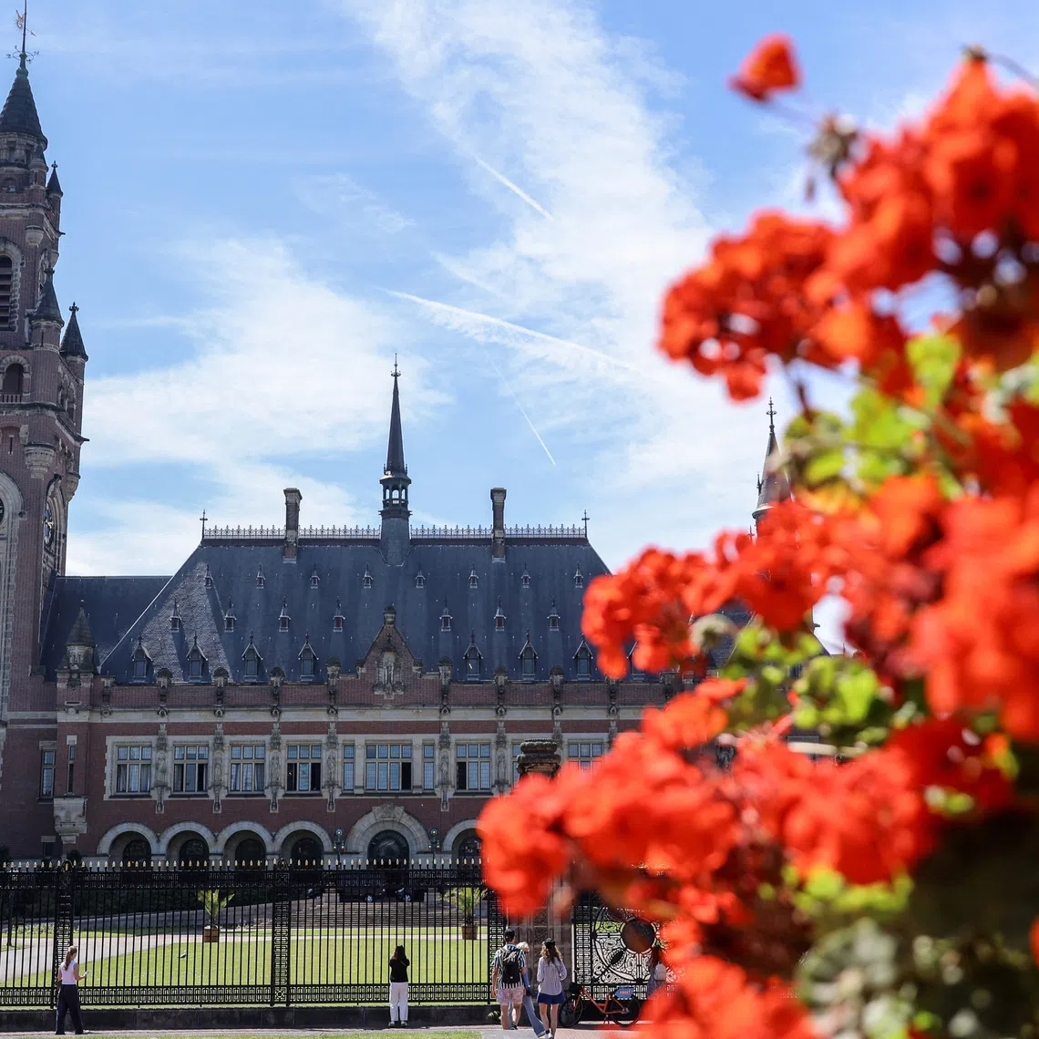 A view of the Peace Palace, which houses the Permanent Court of Arbitration and the International Court of Justice, in The Hague, Netherlands, June 18, 2026. REUTERS/Nicolas Economou