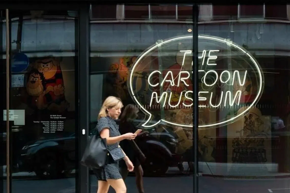 hocartoon - The exterior of the Cartoon Museum in London.  

Credit: The Cartoon Museum/Facebook
