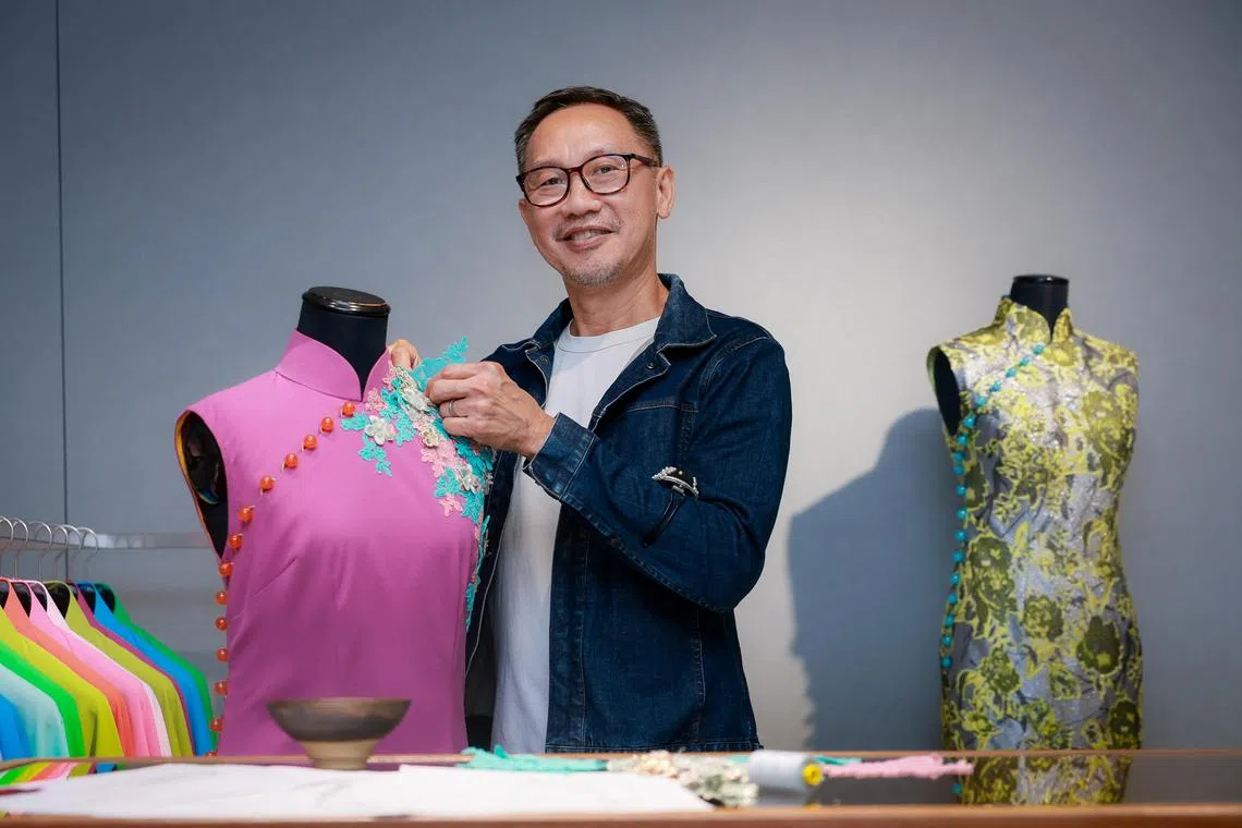 Laichan's youngest brother, Eddie Goh, in his boutique at Mandarin Galllery on April 29, 2025.