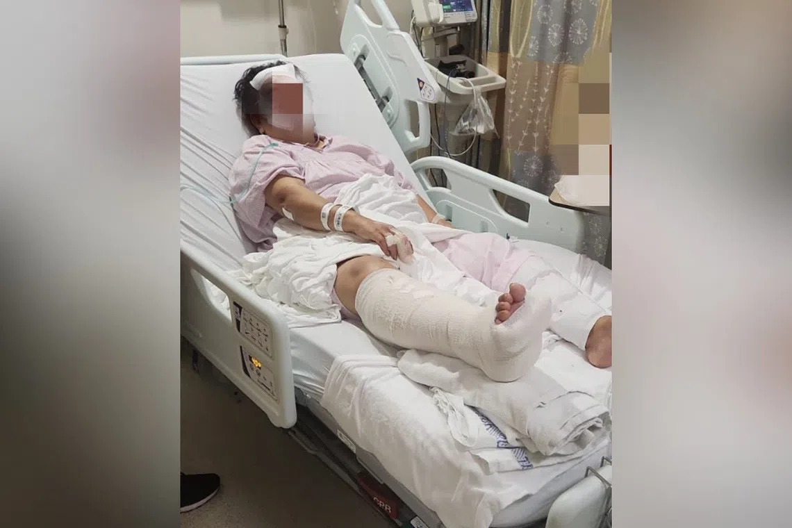 The elderly victim’s daughter has put out a plea for witnesses.