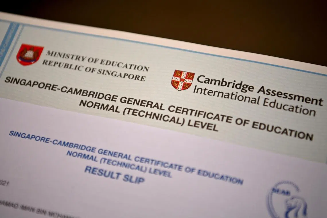 Candidates with a Singpass account can access SEAB’s online results release system on Dec 30. 