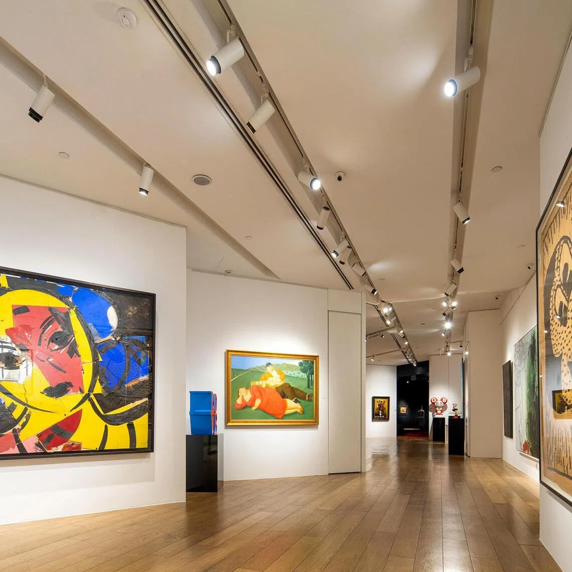 Opera Gallery's The Singapore Masters Show: From Monet To Condo features the works of artists including Claude Monet, Fernando Botero and George Condo. 
PHOTO: ODDINARY STUDIOS