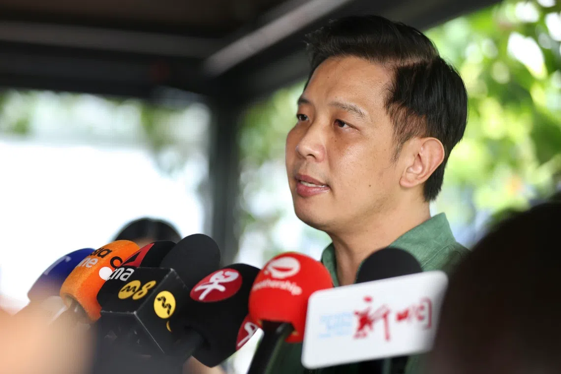 Minister of State for National Development Alvin Tan