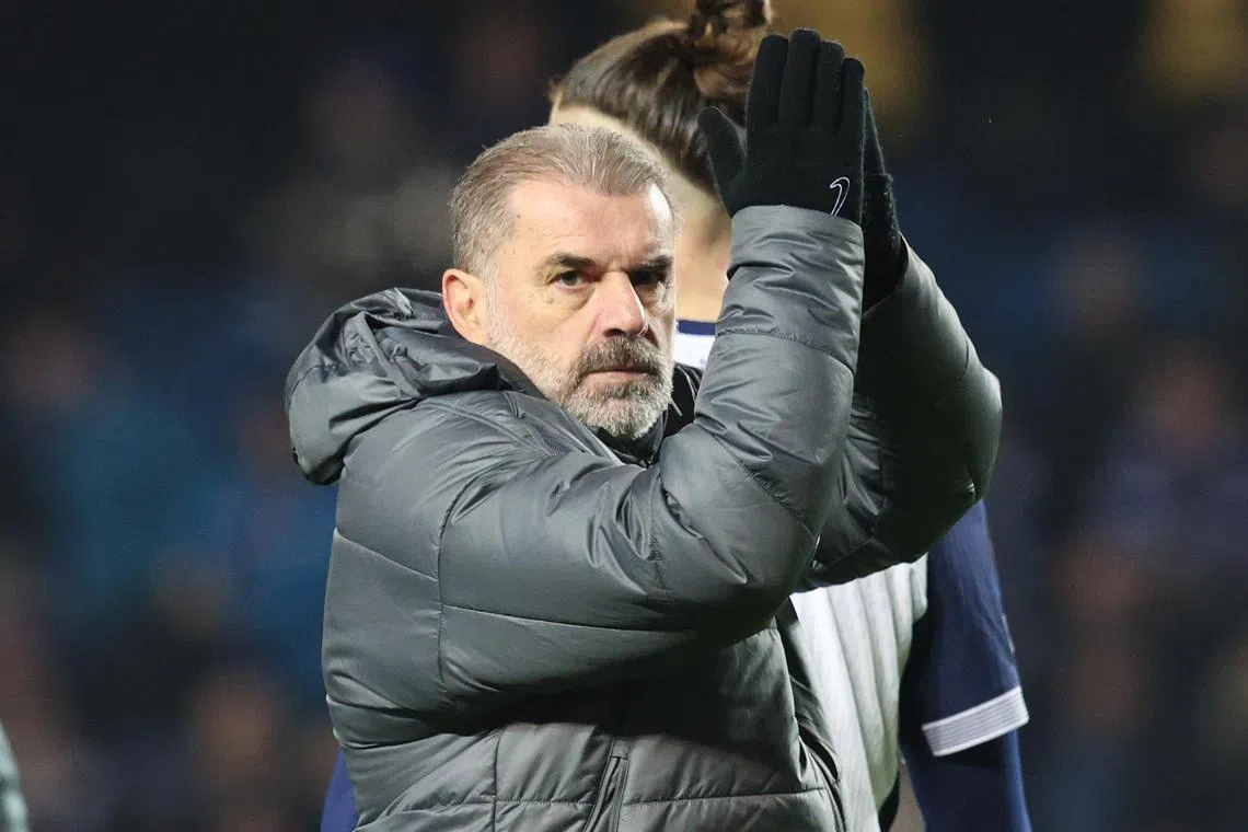 Tottenham Hotspur manager Ange Postecoglou after the 1-1 Europa League draw at Scottish side Rangers.