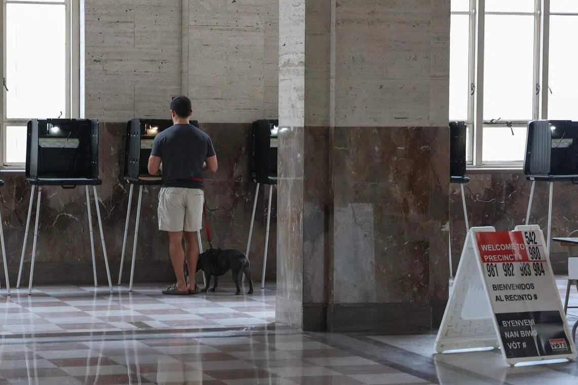 The White House declined to rule out the presence of US Immigration and Customs Enforcement agents near voting locations.