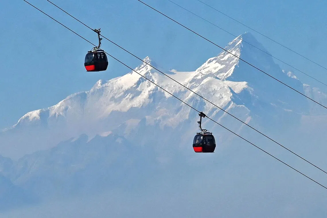 A string of cable car projects in Nepal have sparked protests with locals saying environmental protection should trump tourism development.