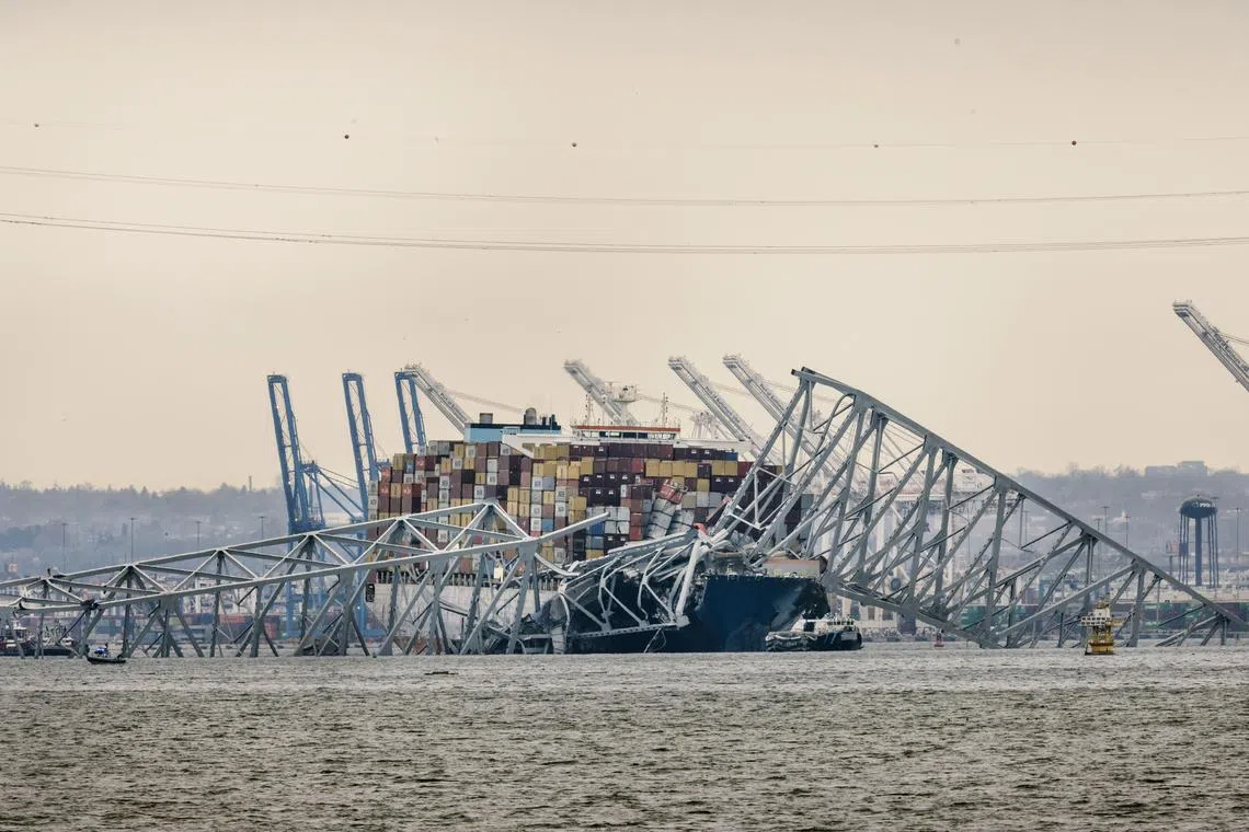 The 300m-long Dali cargo vessel collided with the Francis Scott Key Bridge on March 26, killing six road workers and blocking the busy shipping channel.