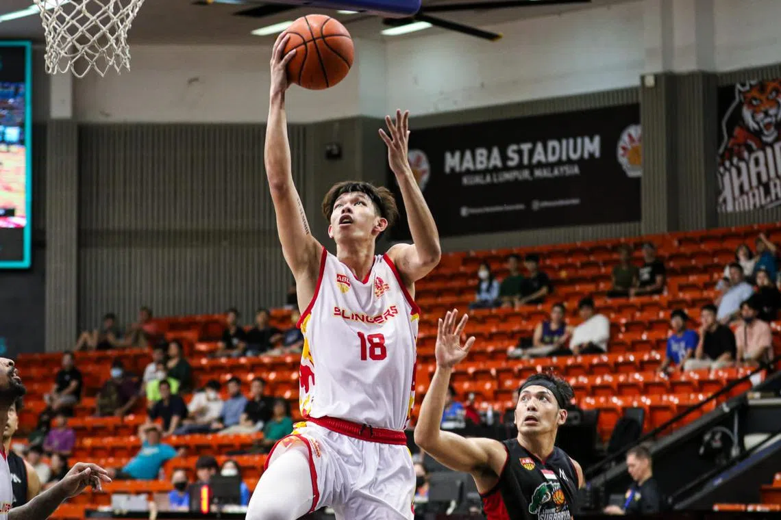 Jackson Mah overcame a rough debut to become a regular starter for the Singapore Slingers this season.