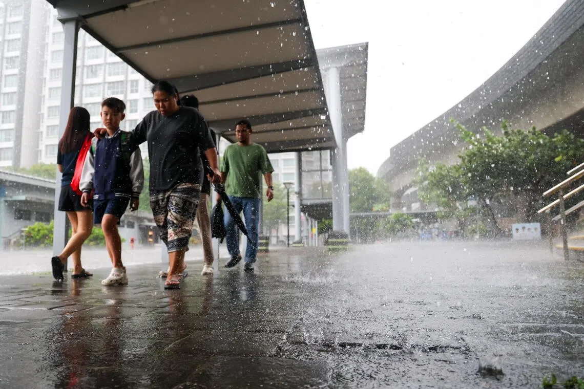 The National Environment Agency said that short and thundery showers are expected in the second fortnight of September.